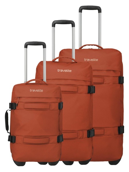 Travelite Set putnih kovčega Travelite Bolonia Wheeled Duffle S,M,L Orange