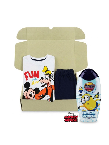 Trenýrkárna Decacki poklon set pidžama Mickey i gel za tuširanje Minionci