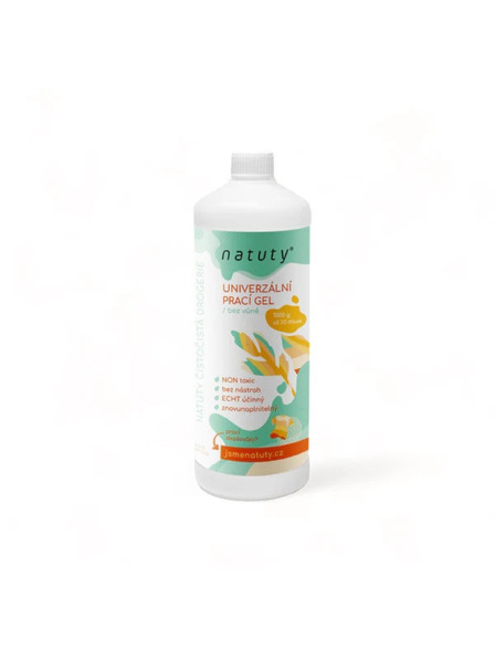 Natuty Pralni gel Natuty univerzalni bez mirisa 1000 ml