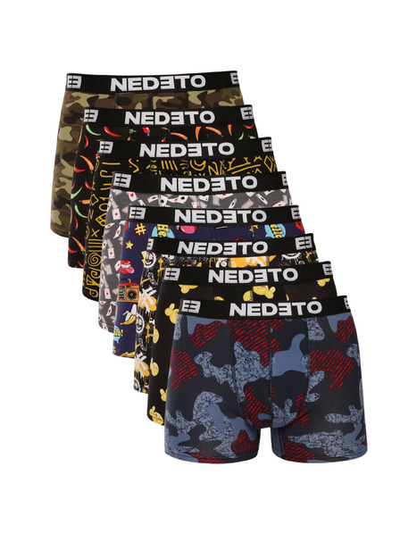 Nedeto Sada od osam - muške bokserice Nedeto višebojne