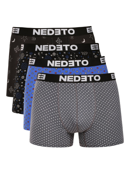 Nedeto Sada od četiri - muške bokserice Nedeto višebojne