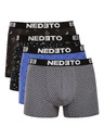 Nedeto Sada od četiri - muške bokserice Nedeto višebojne