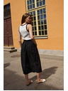 Moodo Pamučna suknja crna Moodo
