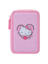 BAAGL  BAAGL Školska pernica trokatna Hello Kitty Sweet Leopard GRS