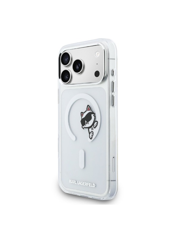 Karl Lagerfeld Karl Lagerfeld IML Choupette Peekaboo MagSafe Stražnja Zaštita za iPhone 17 Pro Max Transparentna