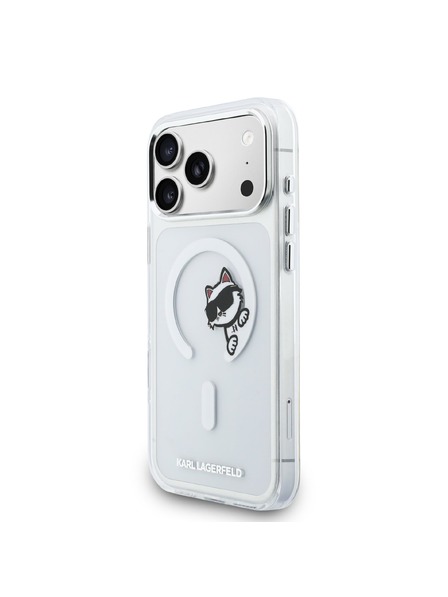 Karl Lagerfeld Karl Lagerfeld IML Choupette Peekaboo MagSafe Stražnja Zaštita za iPhone 17 Pro Max Transparentna