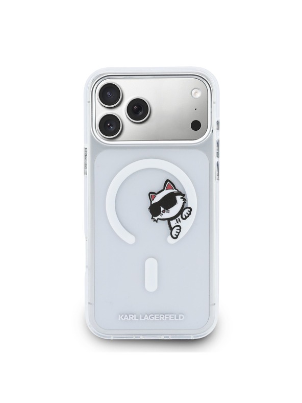 Karl Lagerfeld Karl Lagerfeld IML Choupette Peekaboo MagSafe Stražnja Zaštita za iPhone 17 Pro Max Transparentna