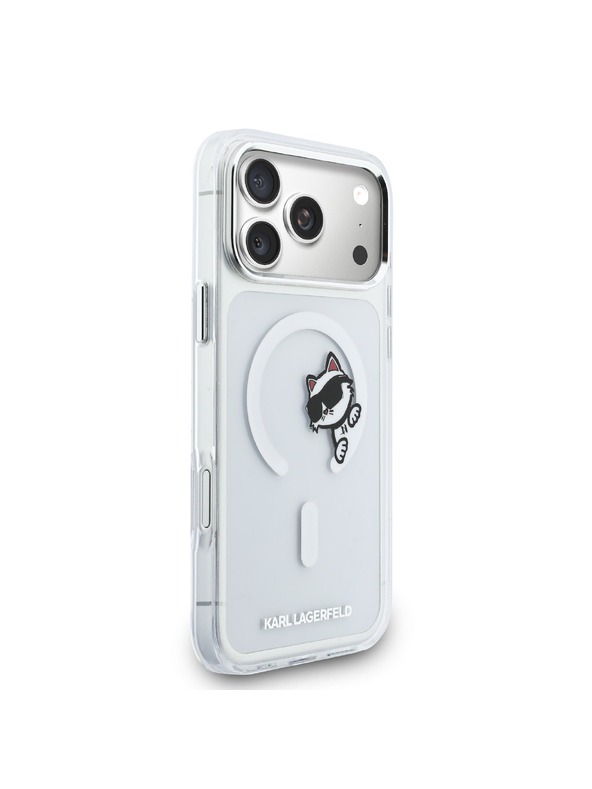 Karl Lagerfeld Karl Lagerfeld IML Choupette Peekaboo MagSafe Stražnja Zaštita za iPhone 17 Pro Max Transparentna