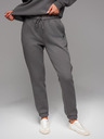 Ombre Clothing Klasične unisex trenirke sa šnurom - sive V18 OU-PSBC-0100 Ombre Clothing