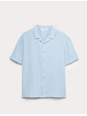 Marks & Spencer Jednobojni shirt s visokim udjelom lana (6–16 godina) Marks & Spencer plava
