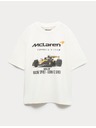 Marks & Spencer Majica od čiste pamuke s grafičkim motivom McLaren™ (2–16 godina) Marks & Spencer bijela