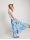 Marks & Spencer Dzersej maxi suknja kroja A (6–16 godina) Marks & Spencer mornaricka plava