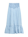 Marks & Spencer Dzersej maxi suknja kroja A (6–16 godina) Marks & Spencer mornaricka plava
