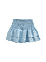 Marks & Spencer Nabirana karirana suknja Ra-ra skort s visokim udjelom pamuke (6–16 godina) Marks & Spencer mornaricka plava