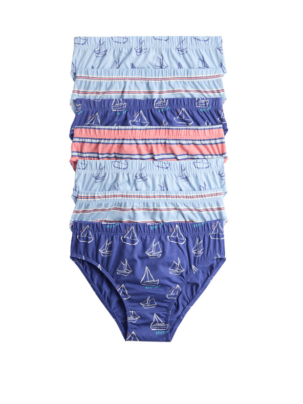 Marks & Spencer Gaće Boats & Striped od čistog pamuka, 7 kom u pakiranju (18 mjeseci – 14 godina) Marks & Spencer plava
