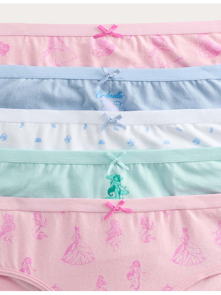 Marks & Spencer Gaće Disney Princess™ s visokim udjelom pamuka, set od 5 kom (18 mjeseci – 8 godina) Marks & Spencer ružičasta