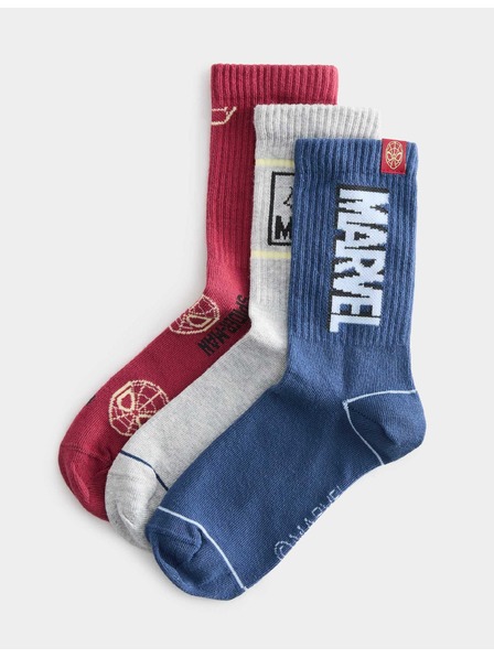Marks & Spencer Čarape Spider-Man™ s visokim sadržajem pamuke, 3 para Marks & Spencer crvena