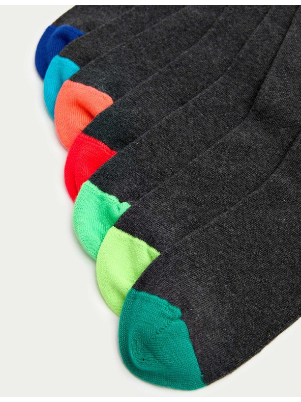 Marks & Spencer Čarape, 7 kom u paketu (8½–12 male – 7½–10½ velike) Marks & Spencer siva