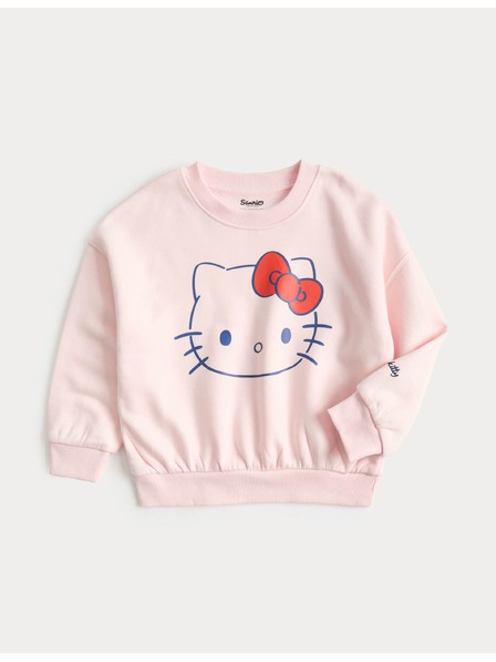 Marks & Spencer Dukserica s motivom Hello Kitty™ s visokim udjelom pamuka (2–8 godina) Marks & Spencer ružičasta