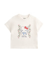 Marks & Spencer Hello Kitty™ majica kratkih rukava od čistog pamuka (2-8 godina) Marks & Spencer krem
