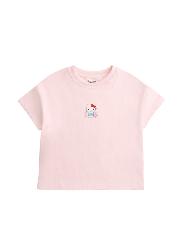 Marks & Spencer Majica s motivom Hello Kitty™, od čiste pamuka (2–8 godina) Marks & Spencer ružičasta