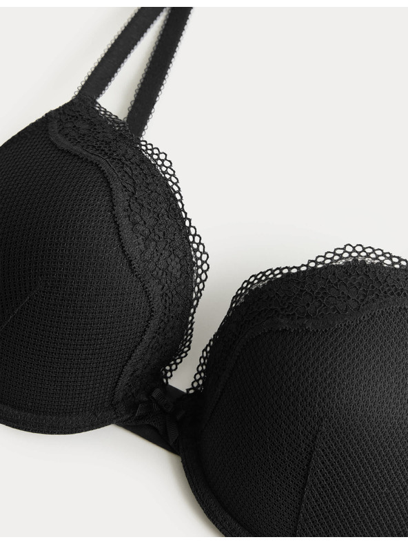 Marks & Spencer Чипкани push-up декултирани потпетнички Jasmine са костима, (вел. A–E) Marks & Spencer црна