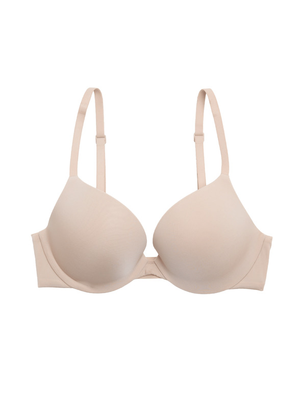 Marks & Spencer Невидљиви Body Invisibles™ декултирани push-up потпетнички са костима, (A–E) Marks & Spencer бежова