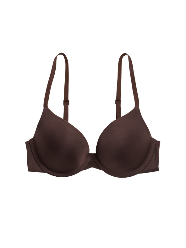 Marks & Spencer Невидљиви Body Invisibles™ декултирани push-up потпетнички са костима, (A–E) Marks & Spencer браон