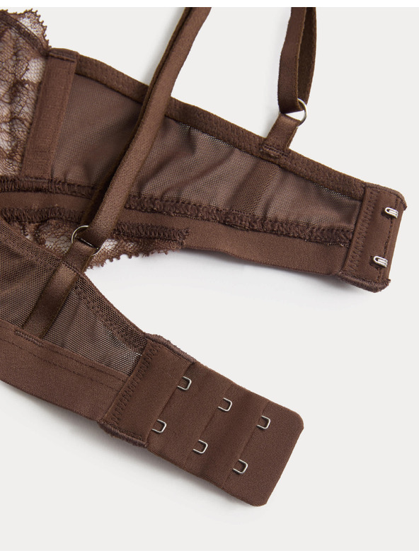 Marks & Spencer Čipkasta braleta Savannah bez kostima Marks & Spencer smeđa
