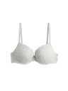 Marks & Spencer Pamučni push-up grudnjak Juni za duboki dekolte, s kostima (A-E) Marks & Spencer siva