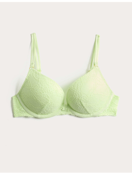 Marks & Spencer Čipkasta push-up dekolte grudnjak Ida s kostima (A–E) Marks & Spencer zelena