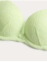 Marks & Spencer Čipkasta push-up dekolte grudnjak Ida s kostima (A–E) Marks & Spencer zelena