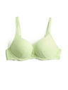 Marks & Spencer Čipkasta push-up dekolte grudnjak Ida s kostima (A–E) Marks & Spencer zelena