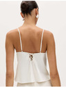 Marks & Spencer Satenirani i čipkasti tank top Forget Me Not Marks & Spencer kremasta