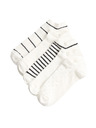 Marks & Spencer Uzorane kratke čarape Trainer Liners™, s visokim udjelom pamuka, set 5 pari Marks & Spencer crna