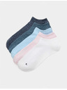 Marks & Spencer Kratke čarape Trainer Liners™ od mikrofibre, 5 kom Marks & Spencer ružičasta
