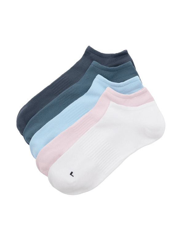 Marks & Spencer Kratke čarape Trainer Liners™ od mikrofibre, 5 kom Marks & Spencer ružičasta