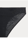 Marks & Spencer Pakiranja 3 nevidljive Body Invisibles™ čipkaste brazilske gaće Marks & Spencer crna