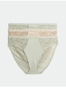 Marks & Spencer Visoko izrezane gaćice Body Soft™, set od 3 kom Marks & Spencer zelena