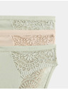 Marks & Spencer Visoko izrezane gaćice Body Soft™, set od 3 kom Marks & Spencer zelena