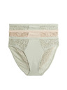 Marks & Spencer Visoko izrezane gaćice Body Soft™, set od 3 kom Marks & Spencer zelena
