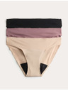 Marks & Spencer Set 3 kom bikini menstrualnih gaća bez vidljive rube Marks & Spencer crna