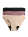 Marks & Spencer Set 3 kom bikini menstrualnih gaća bez vidljive rube Marks & Spencer crna