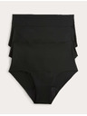 Marks & Spencer Visoko apsorpcijske menstrualne gaće u pas bez vidljive rube, 3 kom Marks & Spencer crna