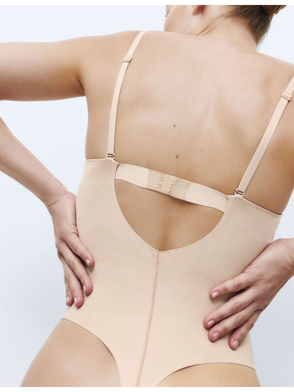 Marks & Spencer Nevidljiva Body Invisibles™ oblikujuća dekoltirana tela (A-DD) Marks & Spencer bež