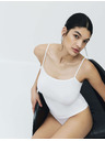 Marks & Spencer Svilena nevidljiva majica Body Invisibles™ s tehnologijom Flexifit™ Marks & Spencer bijela
