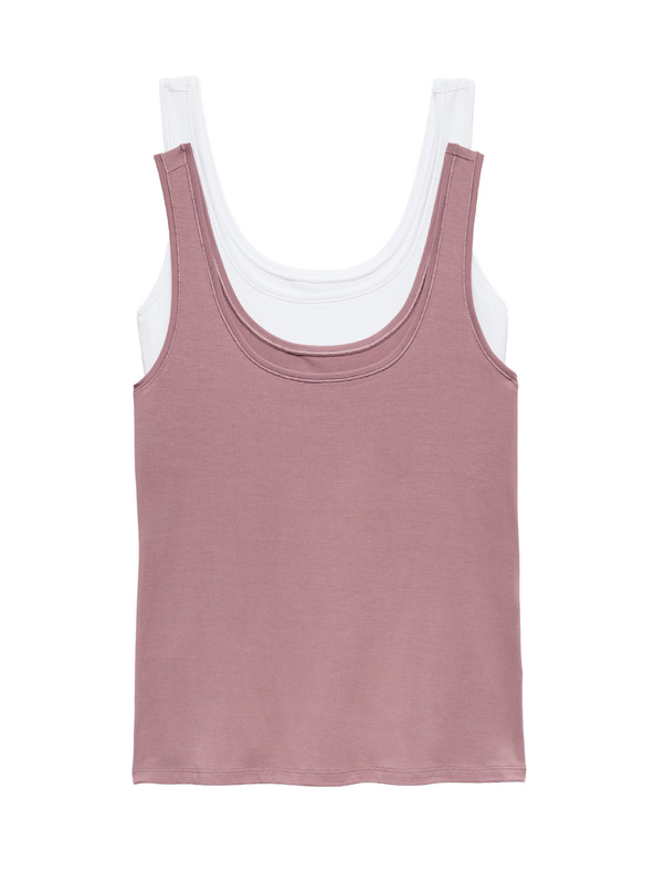 Marks & Spencer 2 majice Flexifit™ s visokim udjelom modala Marks & Spencer ružičasta