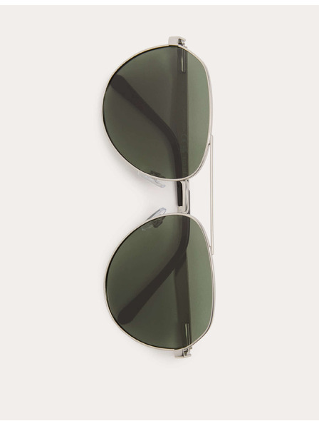 Marks & Spencer Metalne polarizirane sunčane naočale u stilu Aviator Marks & Spencer srebrna