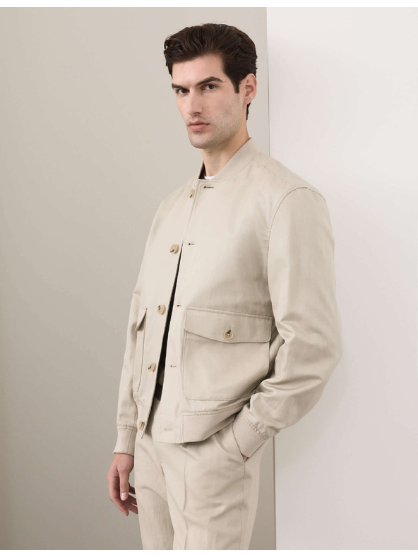 Marks & Spencer Bomber od pamučne smjese Marks & Spencer bež