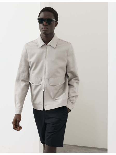 Marks & Spencer Harrington jakna, visok udio pamuka Marks & Spencer siva